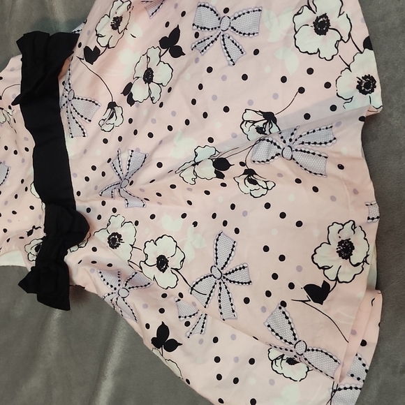Jillian's Closet Girls Size 12M - NEW - Pink Bows Diaper Cover - Picture 4 of 15
